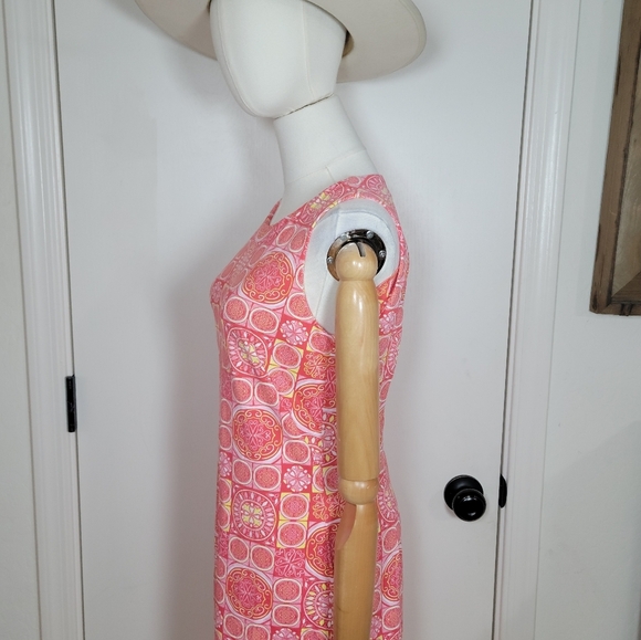 J. McLaughlin Sophia Sleeveless Dress Boho Vjic Print Size XS - Picture 6 of 11